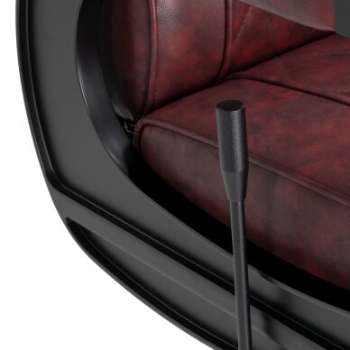 Krzesło fryzjerskie Professional barber chair BM88066B bordo 11