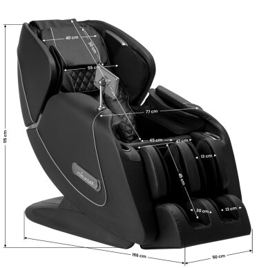 Массажное кресло Sakura Luxury 808 Black 18