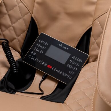 Massagesessel Sakura Luxury 808 Weiß und Beige 7