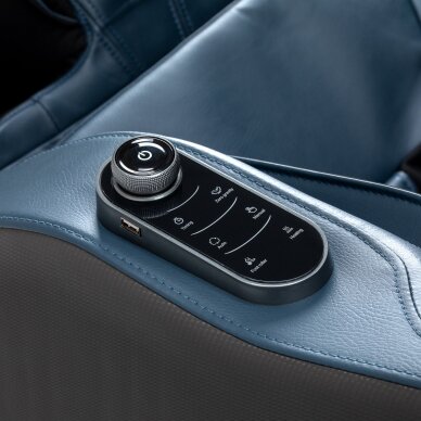 Masažo krėslas Sakura Maximus 3D 809 Blue 7 Masažo krėslas Sakura Maximus 3D 809 Blue 7