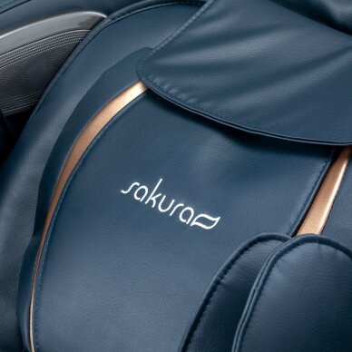 Masažo krėslas Sakura Maximus 3D 809 Blue 20 Masažo krėslas Sakura Maximus 3D 809 Blue 20