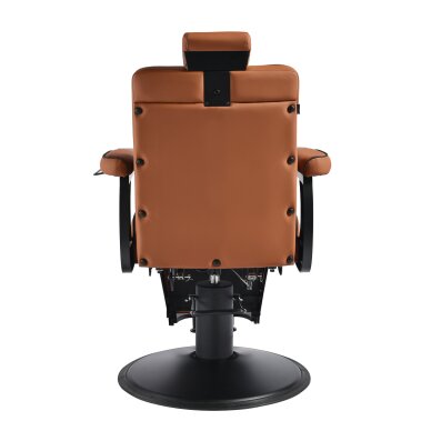 Krzesło fryzjerskie Gabbiano Barber Chair Levi Brown 3