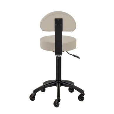 Kosmetikstuhl Gabbiano D026 Grau und Beige 2
