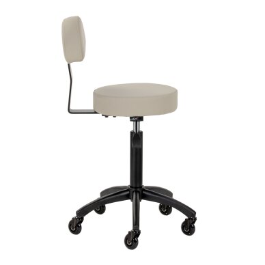 Kosmetologinė meistro kėdutė Gabbiano D026 Grey and Beige 3