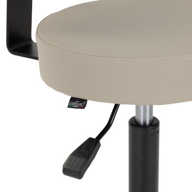 Kosmetikstuhl Gabbiano D026 Grau und Beige 5