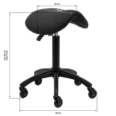 Кресло косметолога Gabbiano D032 Black 6