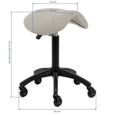 Fotel kosmetyczny Gabbiano D032 Szary 8