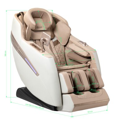 Masāžas krēsls Sakura Prime 101 Creamy Beige 17
