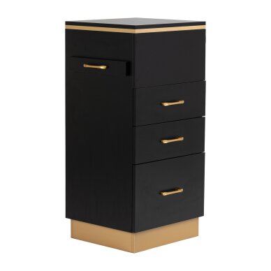 Парикмахерский столик Gabbiano 2027BG, черно-золотой 5 Парикмахерский столик Gabbiano 2027BG, черно-золотой 5