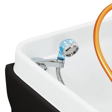 Matu mazgāšanas gulta ar Head SPA funkciju Gabbiano Maldives Black 8