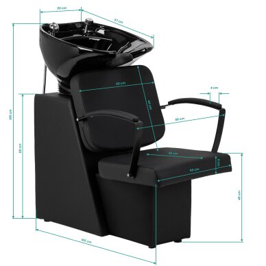 Friziera izlietne Hair System Edge Noir melna 14 Friziera izlietne Hair System Edge Noir melna 14