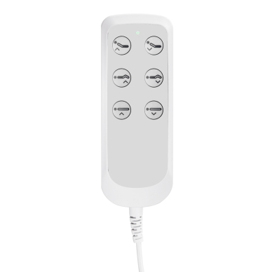 Kosmetologinis krėslas Eclipse 2240K Electric 3 Motor White 9