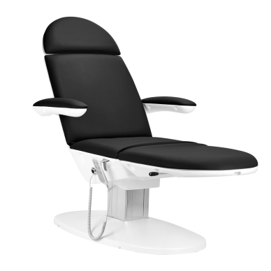 Kosmetologinis krėslas Eclipse 2240K Electric 3 Motor Black White 2