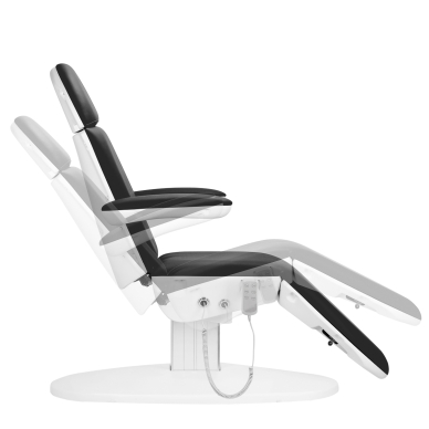 Cosmetology chair Eclipse 2240K Electric 3 Motor Black White 4