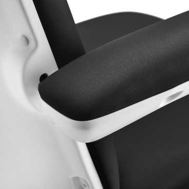 Cosmetology chair Eclipse 2240K Electric 3 Motor Black White 12