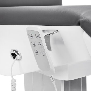 Косметологическое кресло Eclipse 2240K Electric 3 Motor Grey White 8