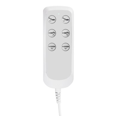 Косметологическое кресло Eclipse 2240K Electric 3 Motor Grey White 9
