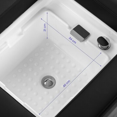 Hiustenpesusänky Head SPA -toiminnolla Gabbiano Bali Black 16 Hiustenpesusänky Head SPA -toiminnolla Gabbiano Bali Black 16