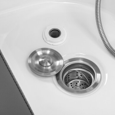 Łóżko do mycia włosów z funkcją Head SPA Gabbiano Bali Grey 9 Łóżko do mycia włosów z funkcją Head SPA Gabbiano Bali Grey 9