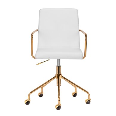 Biuro kėdė su ratukais QS-OF211G Gold Cream Grey 1