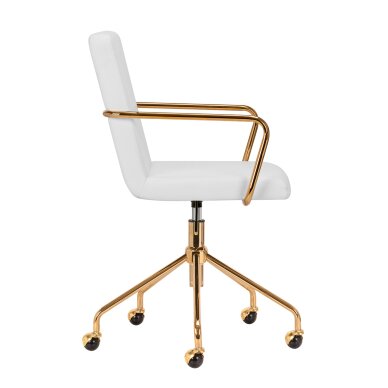 Biuro kėdė su ratukais QS-OF211G Gold Cream Grey 2