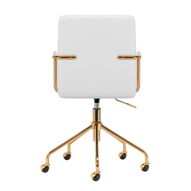 Biuro kėdė su ratukais QS-OF211G Gold Cream Grey 3