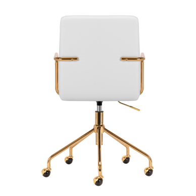 Офисный стул на колесиках QS-OF211G Gold Cream Grey 3