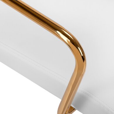 Biuro kėdė su ratukais QS-OF211G Gold Cream Grey 4 Biuro kėdė su ratukais QS-OF211G Gold Cream Grey 4