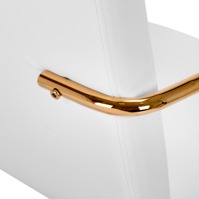 Krzesło Kosmetyczne QS-OF211G Gold Cream Grey 7