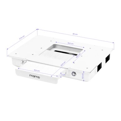 Kosmetik-Maniküretisch mit Staubabsaugung MOMO 05-BL 15 Kosmetik-Maniküretisch mit Staubabsaugung MOMO 05-BL 15