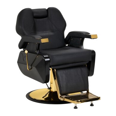 Hair System barber chair New York gold black Hair System barber chair New York gold black