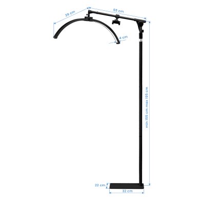 Kosmeetiline LED-lamp GLOW FX07 must 10