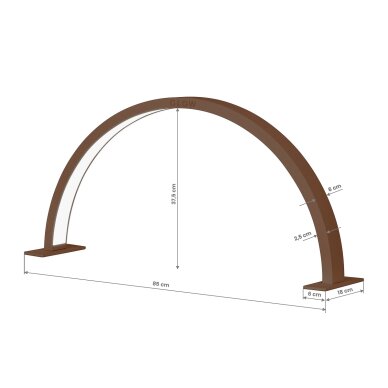 Kosmetologinė LED lempa GLOW ARCHE II Brown 6 Kosmetologinė LED lempa GLOW ARCHE II Brown 6
