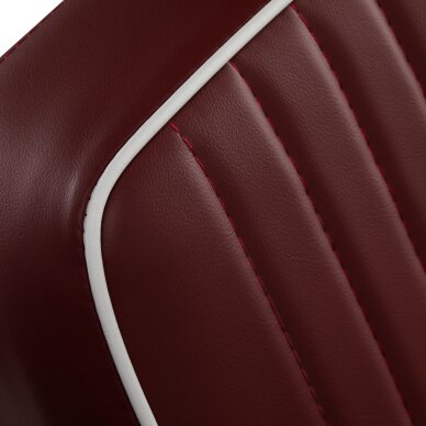 Barber chair Gabbiano Visionerio Red and Chrome 15