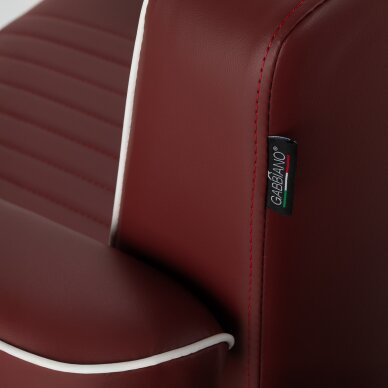 Friziera krēsls Gabbiano Visionerio sarkans un hromēts 16 Friziera krēsls Gabbiano Visionerio sarkans un hromēts 16