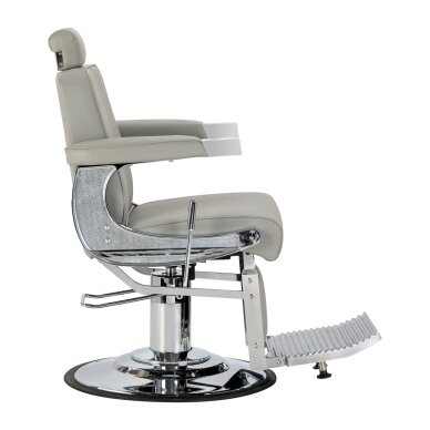 Barber chair Gabbiano Visionerio Grey and Chrome 1