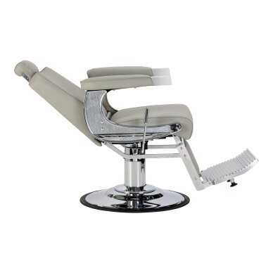 Barber chair Gabbiano Visionerio Grey and Chrome 2