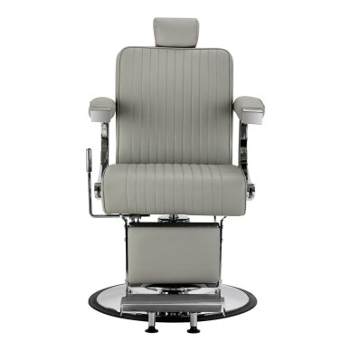 Barber chair Gabbiano Visionerio Grey and Chrome 3
