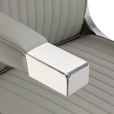 Fotel fryzjerski Gabbiano Visionerio Szary i chromowany 5 Fotel fryzjerski Gabbiano Visionerio Szary i chromowany 5