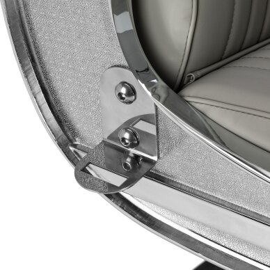 Barber chair Gabbiano Visionerio Grey and Chrome 15
