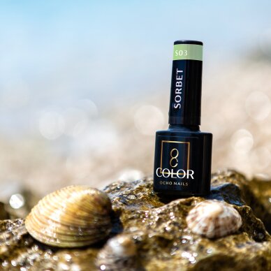 OCHO NAILS Hybrid-Nagellack Sorbet S03, 5 g 3