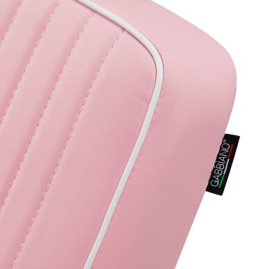 Barber chair Gabbiano Visionerio Pink and Chrome 10