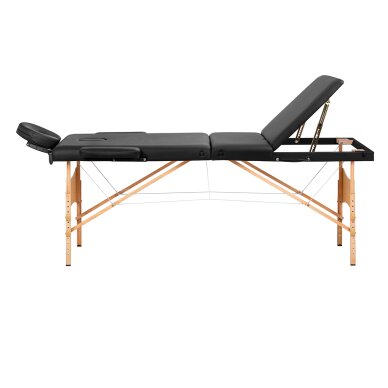 Folding wooden massage table BALANCE 3 Black 2