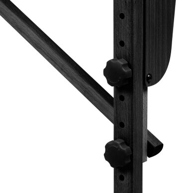 Folding wooden massage table BALANCE 2 Pink and Black 10