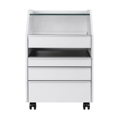 Косметическая тележка 984 Белая 1 Косметическая тележка 984 Белая 1