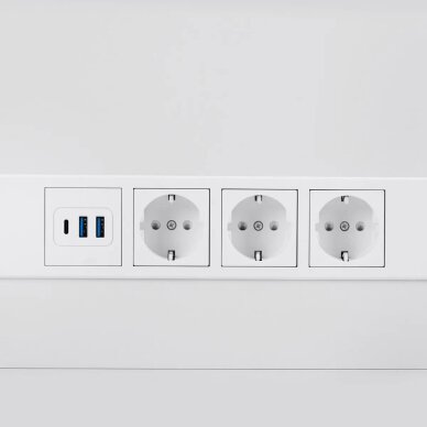 Косметическая тележка 984 Белая 4