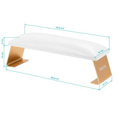 Manikyyrin käsinoja Momo 7-M valkoinen ja kulta 4 Manikyyrin käsinoja Momo 7-M valkoinen ja kulta 4