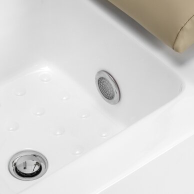 Pedicure chair with bathtub Sillon Elysia SPA, beige 10