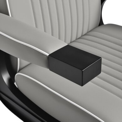 Friziera krēsls Gabbiano Levi pelēks un melns 9