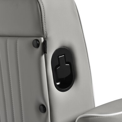 Friziera krēsls Gabbiano Levi pelēks un melns 13